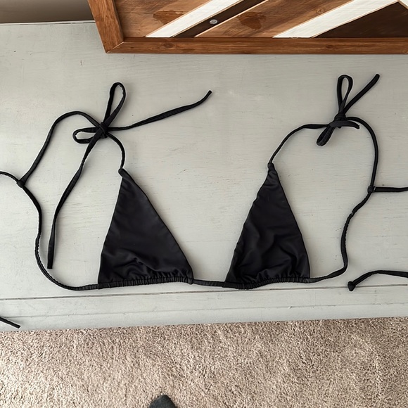 MYKONOS TOP - BLACK - S | TAN + LINES by sivan ayla - Picture 2 of 4